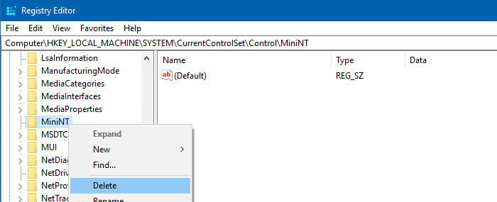 dism error 50 MiniNT Windows PE ключ